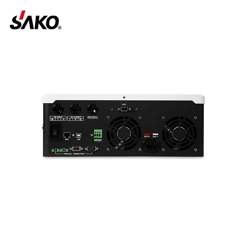 Sako Sunsee-Amery Dc To Ac 48V Split Phase 120V 240V 5Kw 8Kw 10Kw On Off Grid Pure Sine Wave Power Mppt Hybrid Solar Inverter