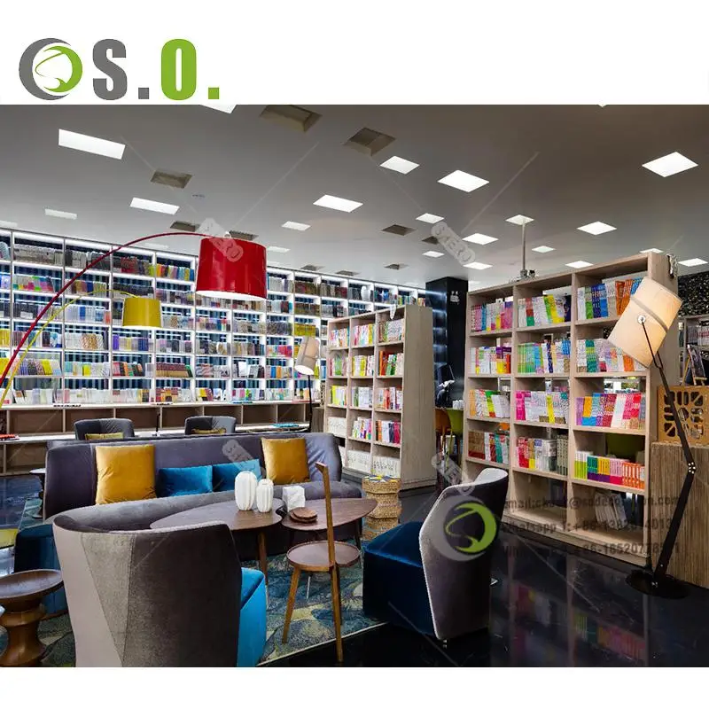 Современная модная коммерческая мебель деревянная библиотека слайдов и книжная полка лестница