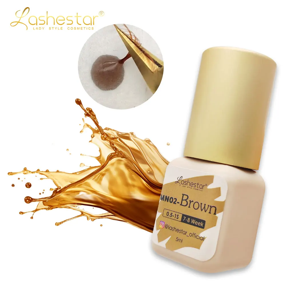 Lashestar super hold long lasting professional waterproof eyelash glue for lash extension adhesive EGM eyelash extension glue