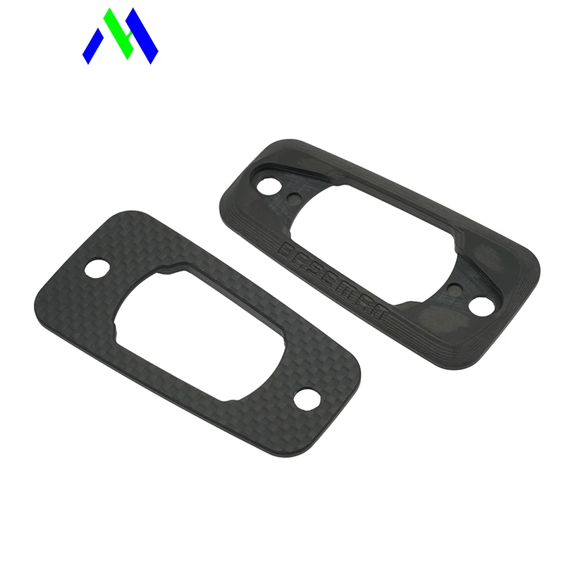 Free Samples Metal Block Machined Custom Carbon Fiber Parts Rapid Prototype Turning  Carbon Fiber Car Parts