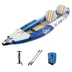 ZRAY 34201 Hot Sale Double Seat 2 Person Drop Stitch PVC Confortable Inflatable Fishing Kayak Boat
