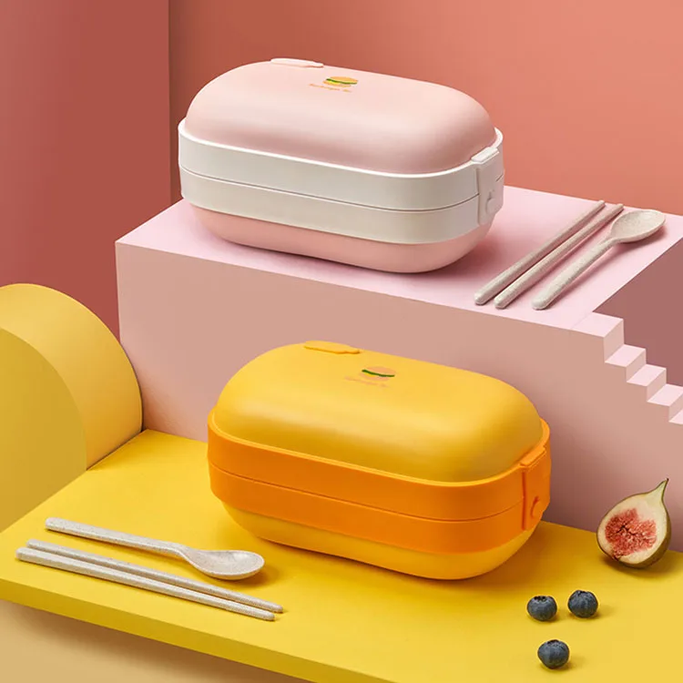 portable Double liner design 120W electric lunch heating box for home office