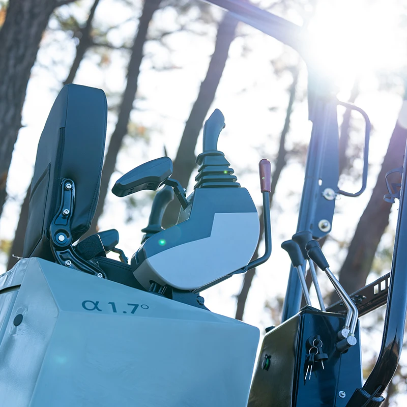 Boleo China Mini 1000kg 0.03 Bucket Hydraulic Excavator 360 Degree Rotation for Rock Breaking