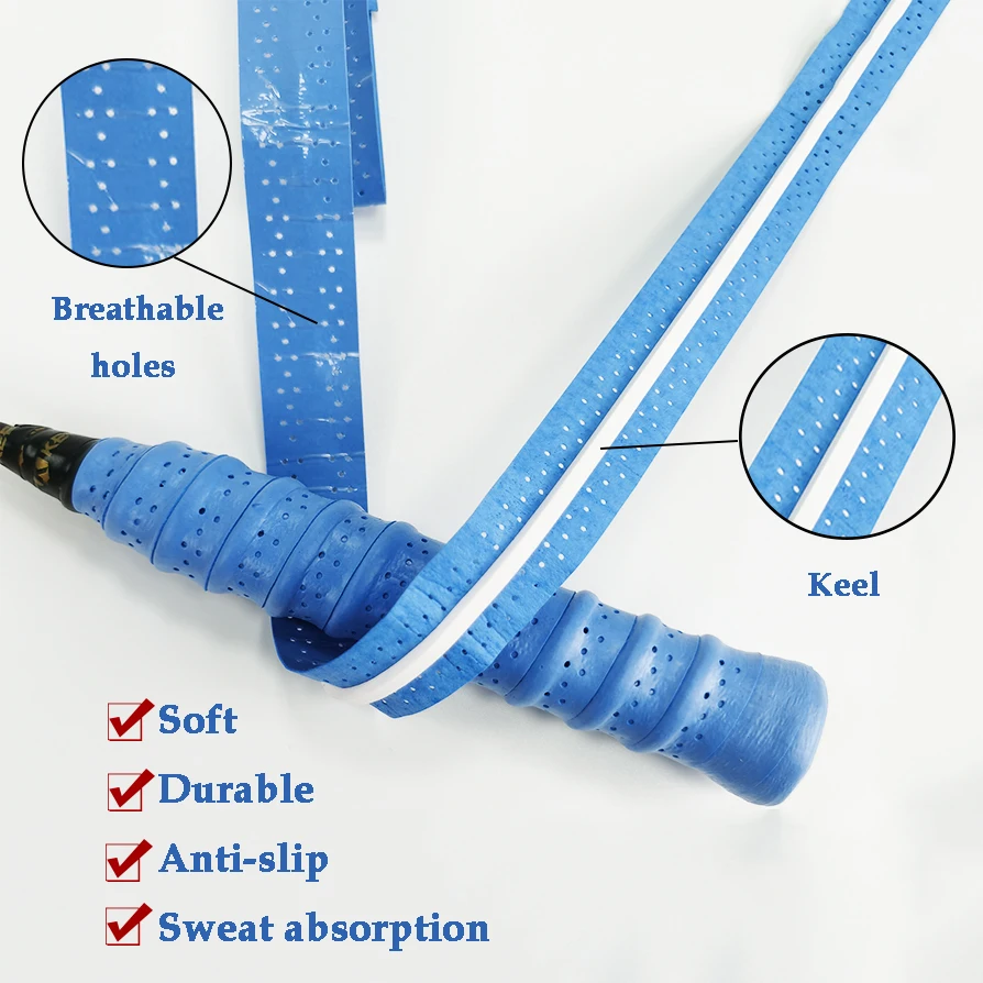 Custom Anti Slip sticky badminton replacement grip tennis racket over grip padel overgrip beach tennis grip