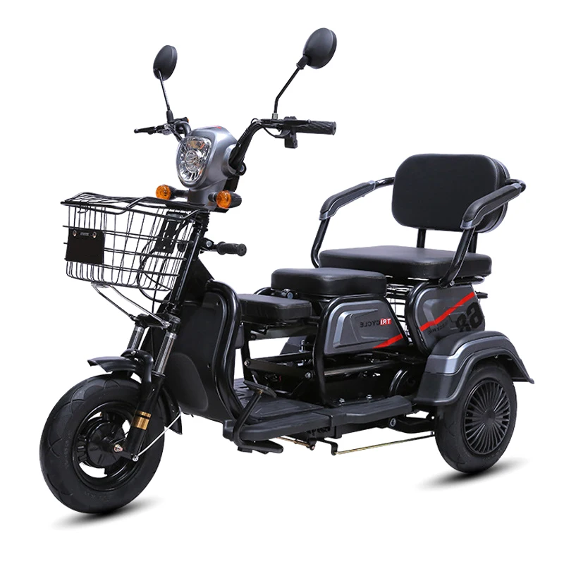 Cheap Fat Tire Three Wheel Electric Bike E-trikes city electric bicycle Electric Tricycles For Adults