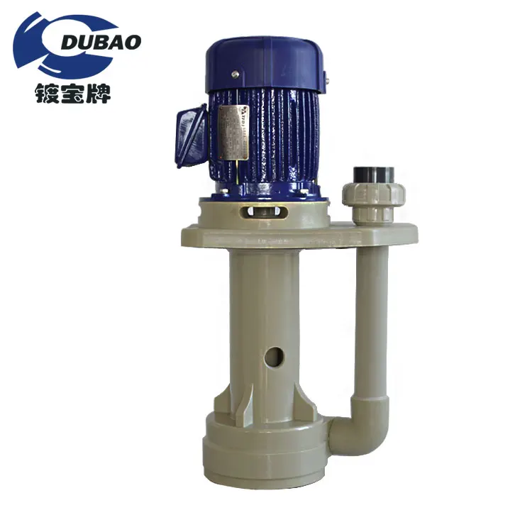 Dosing pump chemical vertical submerged centrifugal plastic pump for industrial equipment