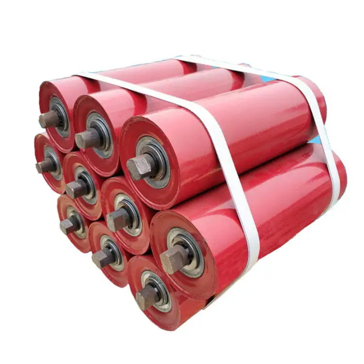 Customized Size Efficient And Reliable Upper Friction Troughing Training Idler Roller Conveying Roller
