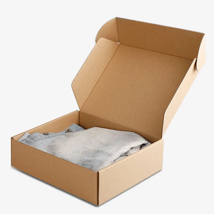 Call anytime cheapo dependable corrugated kraft shipping packaging paper box custom logo