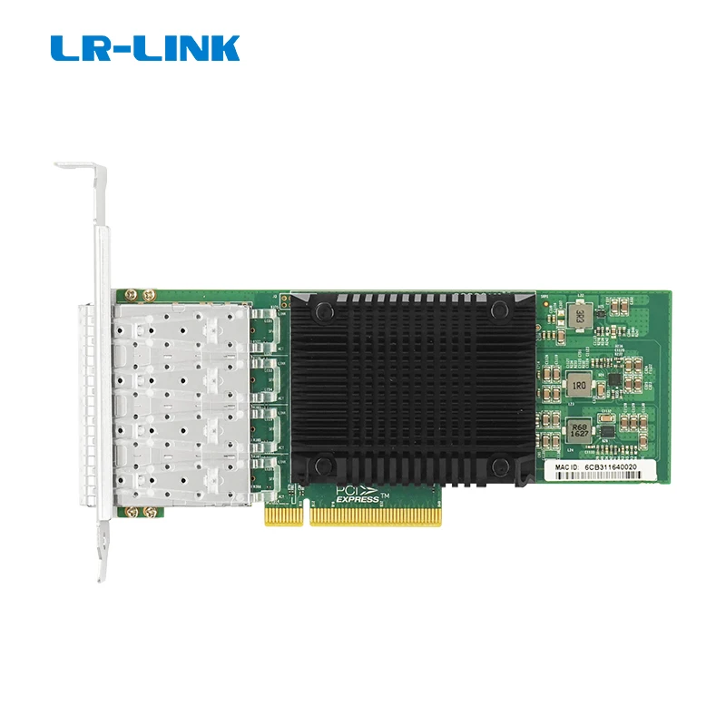 LR-LINK бренд LRES1030PF-4SFP + PCIe v3.0 x8 Quad портов 10 Гбит/4x SFP + 10 Гбит/с волокно сетевой карты