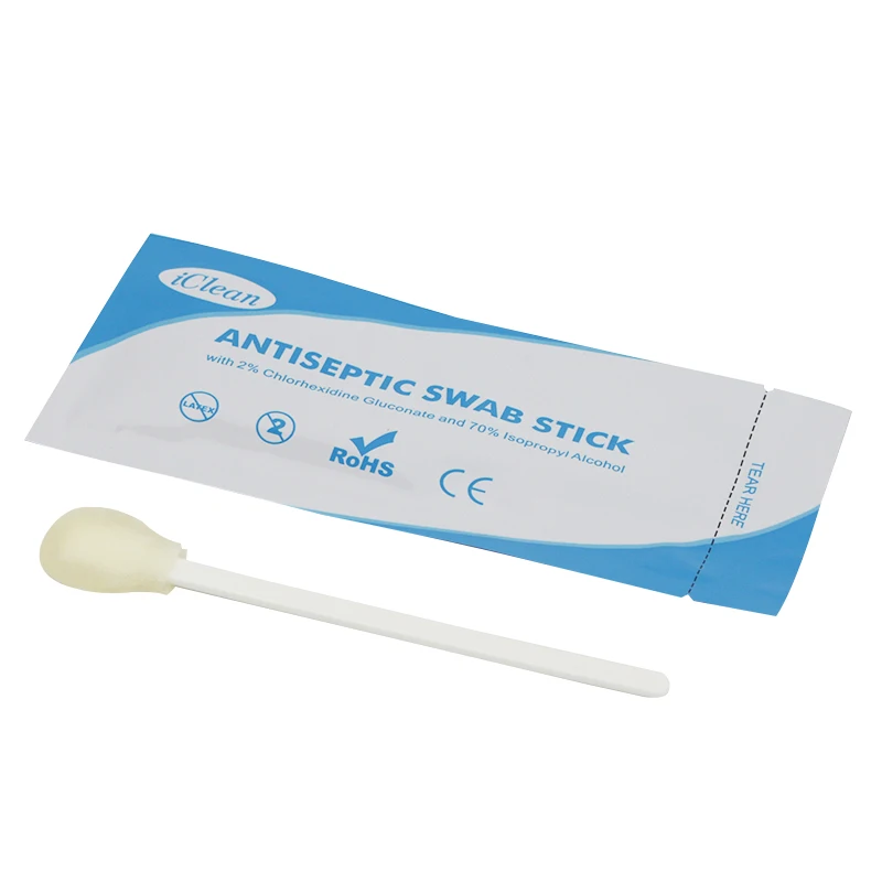 3% Chg Surgical Swab Stick Isopropyl Alcohol Swabs Chlorhexidine (With Alcohol) 2% Swab Sticks