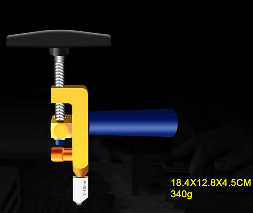 2 in 1 High-Strength Portable Ceramic Tile Glass Cutter Opener Home Glass Cutter Tile Cutter Diamond Cutting Hand Tools