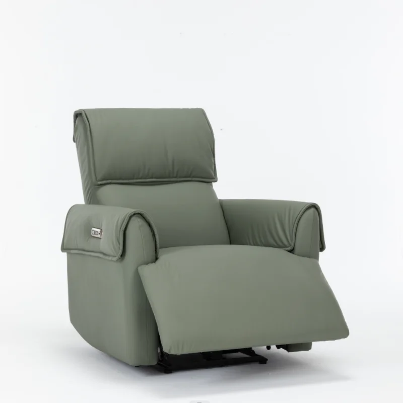 Italian Leather Lazy Boy Cinema Sofa Japan Reclining Recliner Bed Chair