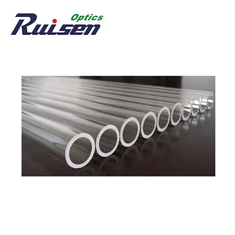 Квадратный плавленый силикон JGS1 стекло UV Плоский выпуклый кремниевый цилиндрический стержень объектив