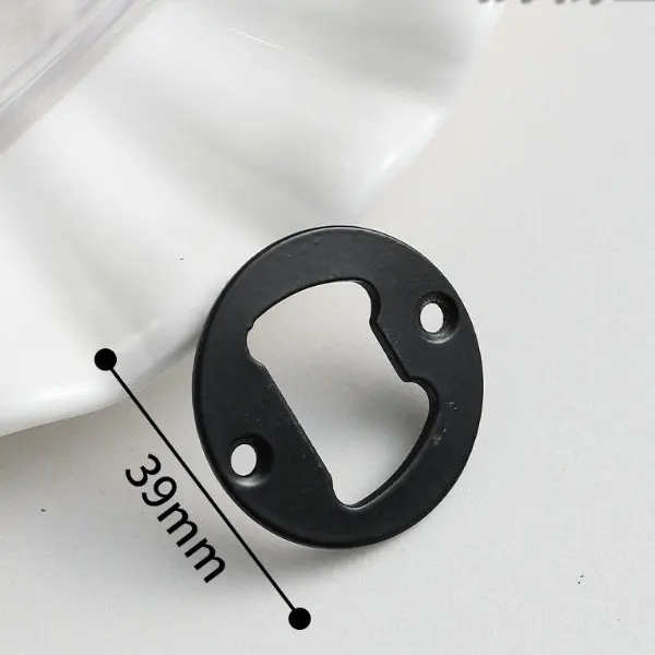 Black Silver Wall Mount Bottle Opener Kit with Screws Vintage Rustic Bar Bottle Opener Wall Mount Beer Cap Opener