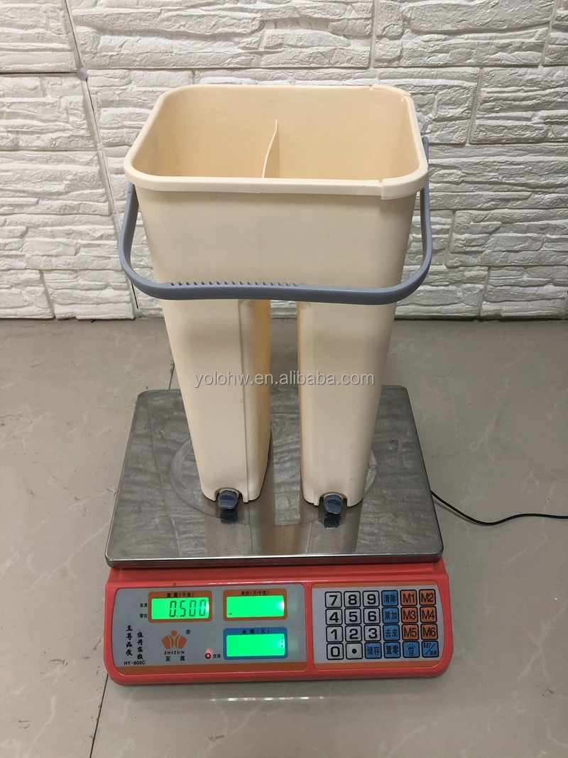 OEM Factory Supplying Dutch Bucket for Hand-free Flat Mop Magic Mop Bucket Floor Cleaning with 2 Microfibre Cloths 4.jpg