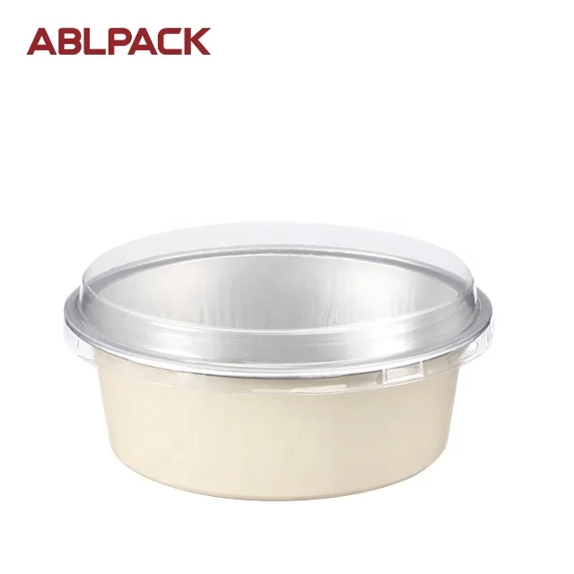 ABLPACK Aluminum Foil Microwave Safe Food Containers Disposable 150ml Aluminium Food Packaging Baking Cups