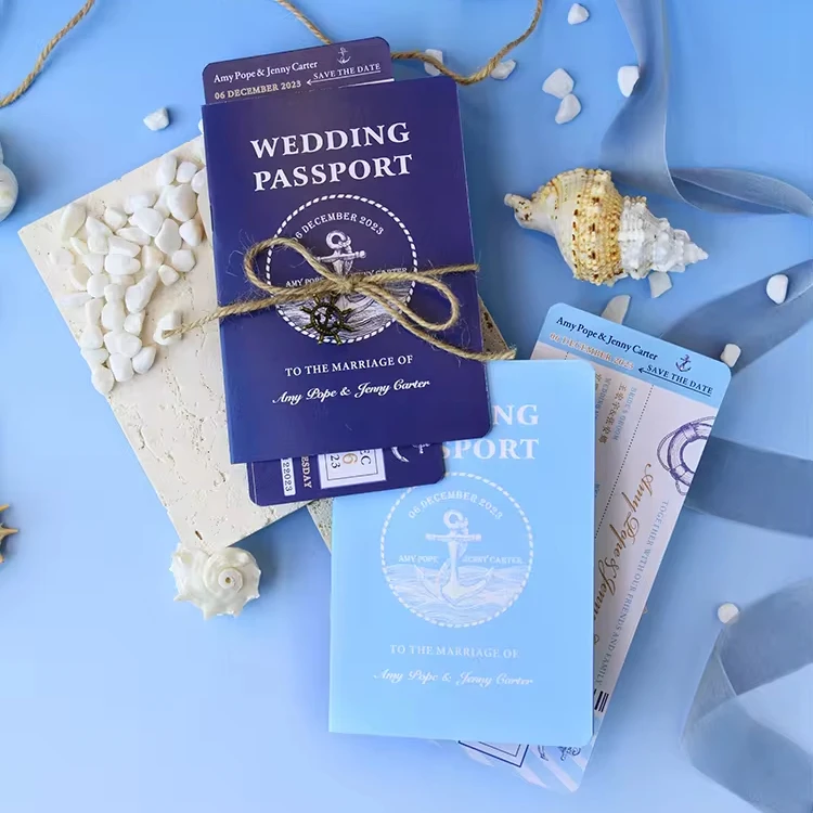 Passport Wedding Invitation Destination  Passport Boarding  Printable Passport Wedding Invitation Travel Theme Wedding