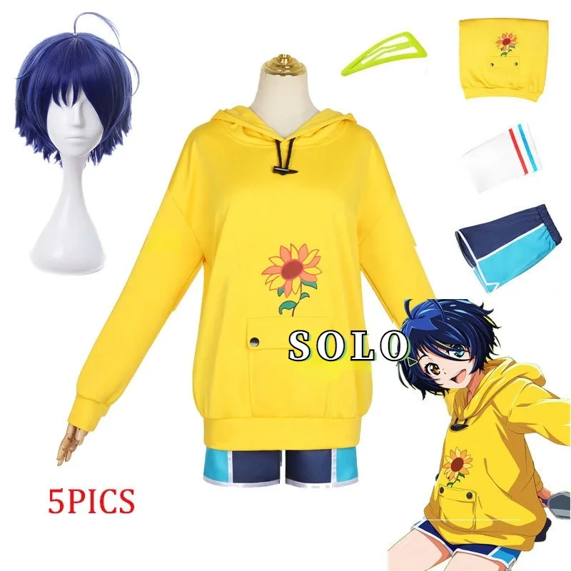 New Anime WONDER PRIORITY Cosplay Ohto Ai Hoodies Girl Sweatshirt Sport Pullover Costume Clothing Cos wig Halloween