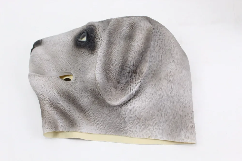 Dog Costume Party Masks Halloween Animal Cosplay Face Head Mask