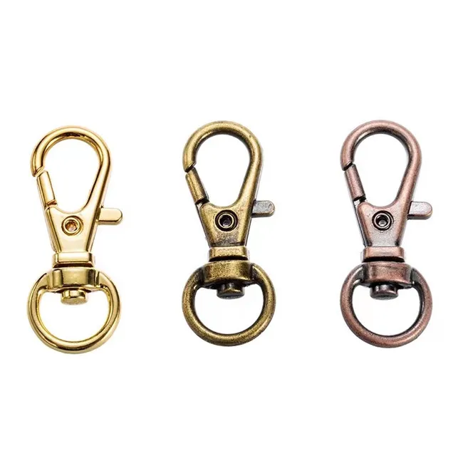 Nickle Plated Lanyard Keychain Lobster Clasp Swivel Trigger Snap Hook