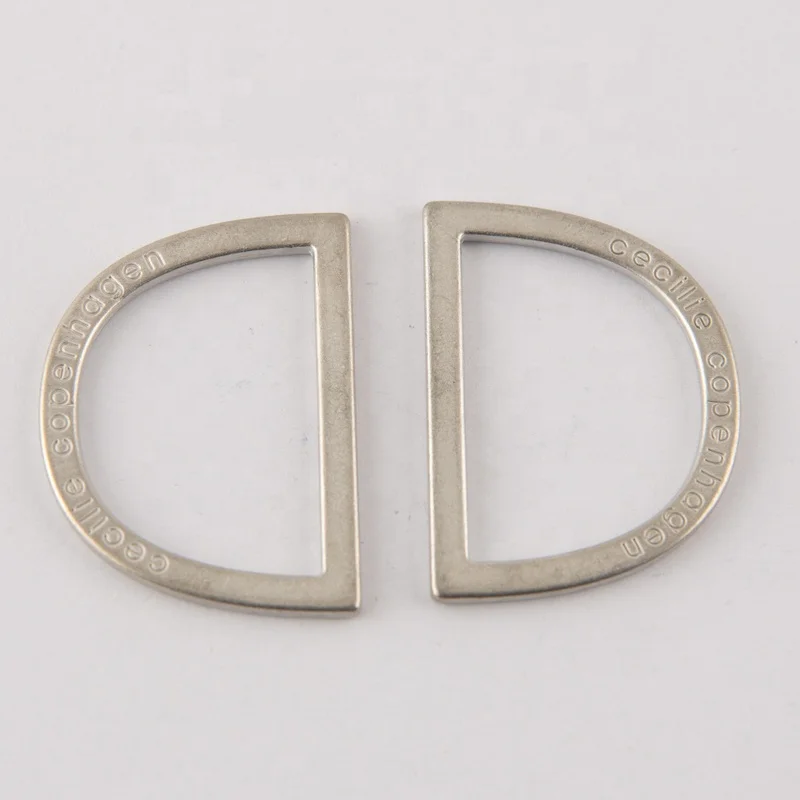 Custom High Quality Zinc Alloy D Ring Buckle For Bags Handbag Belt