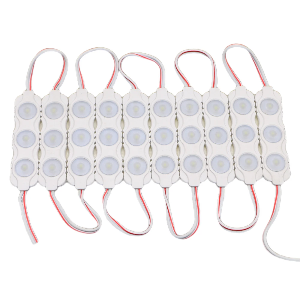 AC 220V 110V input 160 bean angle SMD 2835 1.8w light box LED module with lens for advertising