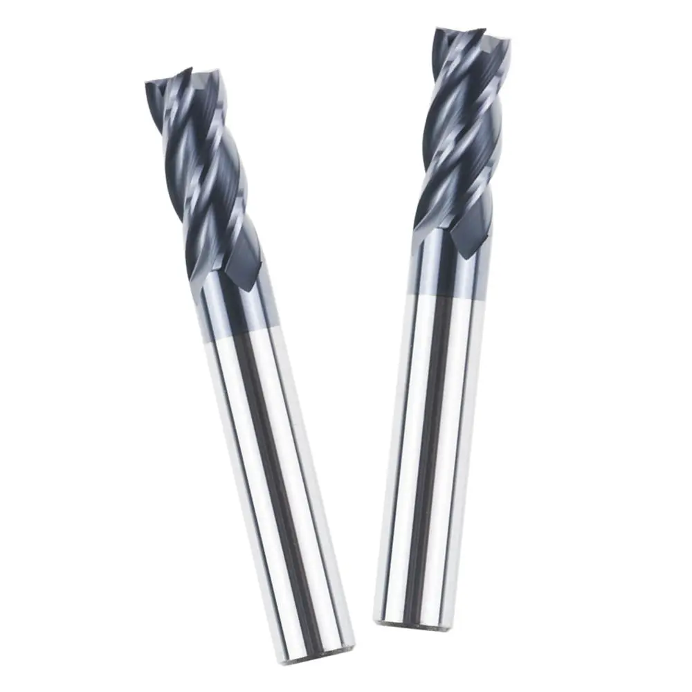 Kerno HRC 45 solid carbide endmill cnc cutter tool for metal milling cutter router bits end mill