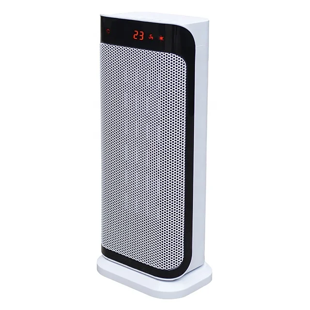 With remote 2200W With LED display Portable Oscillating Space Heater Remote Control Electric Ceramic Tower Fan Heater