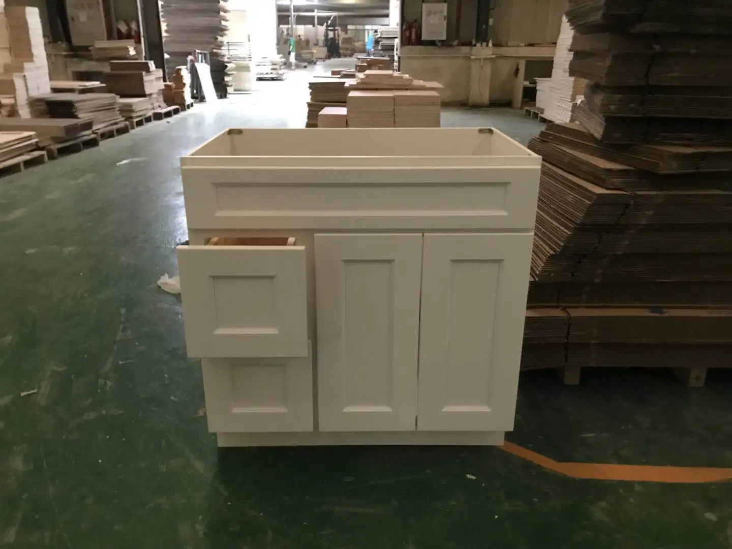 American Kitchen Cabinet Modern Wooden Kitchen Furniture RTA 30 Double Bathroom Vanity Units With Sink