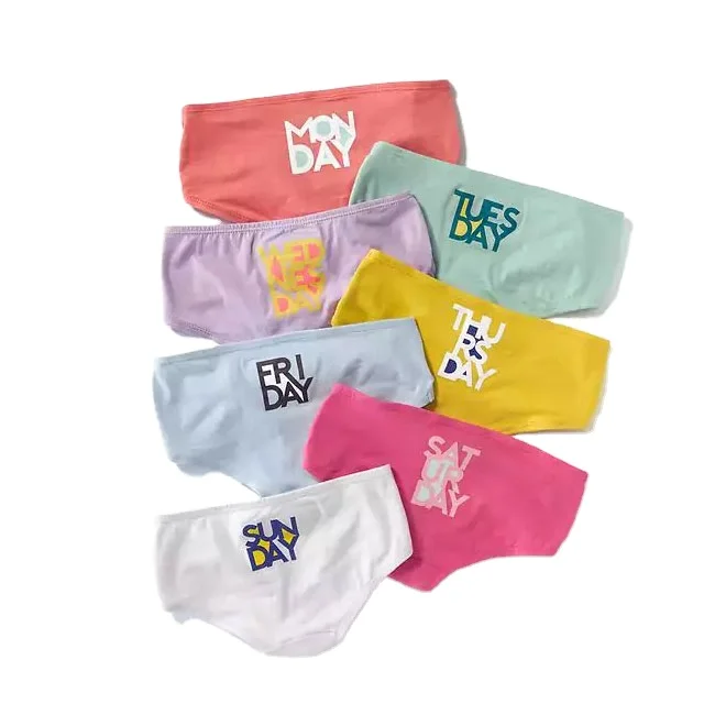 Новейший дизайн, индивидуальное нижнее белье с принтом для маленьких детей, трусы для мальчиков и девочек