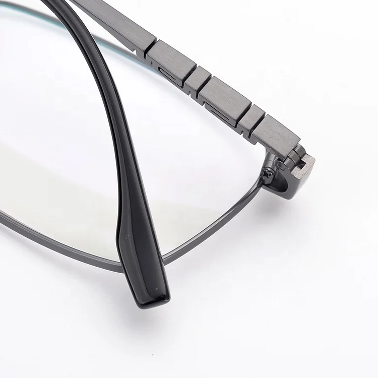 Wide Temple Titanium Optical Eyeglass Prescription Reading Glasses J10A