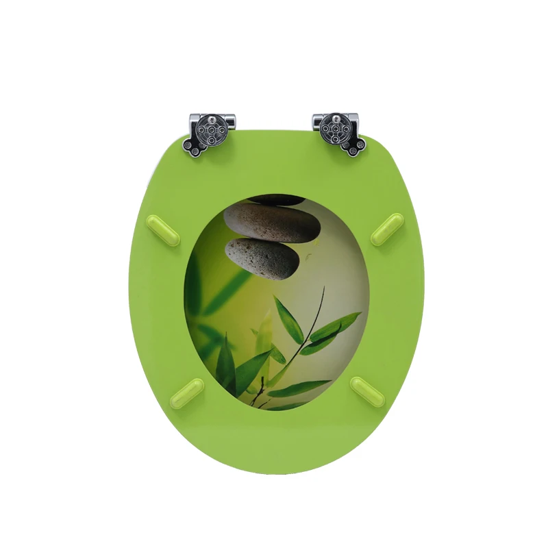 Wholesale Easy-Installation Colored Stylish Eco-Friendly Waterproof Round Toilet Cover Seat