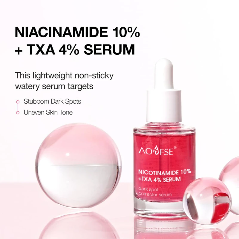 Custom skincare natural ceramide serum 4% txa lightening glass skin niacinamide facial serum