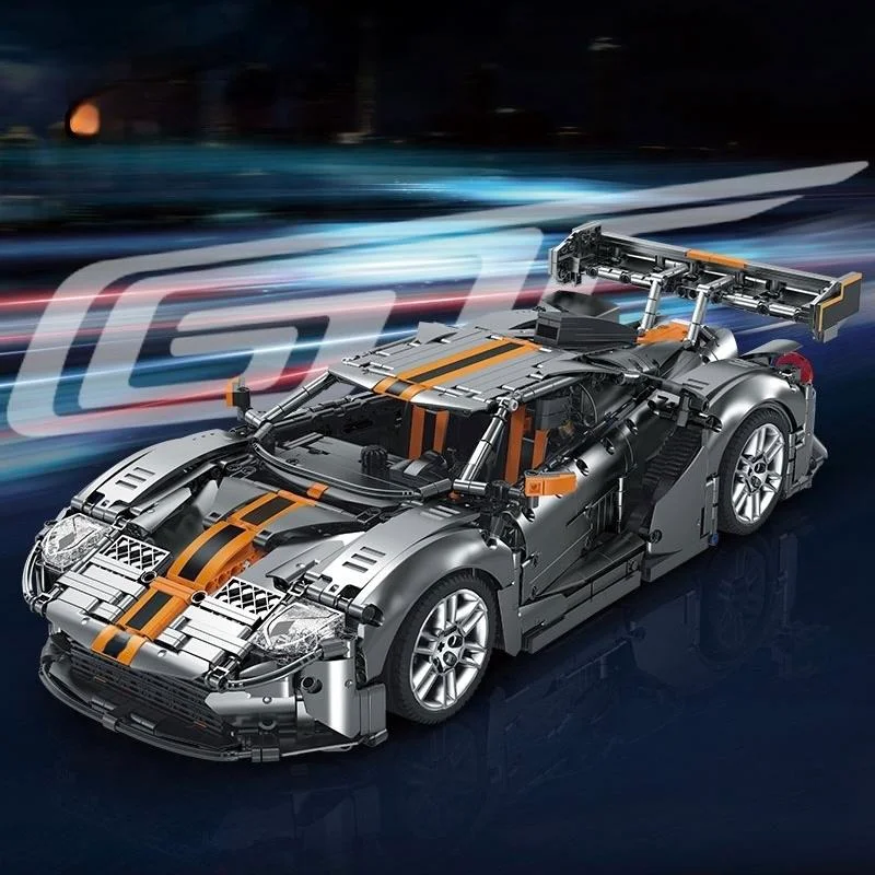 Mork 022027-1 Technical 2022 GT 42154 Super Sport Car Model 2828pcs DIY Bricks Educational Puzzle Toys Building Blocks Sets