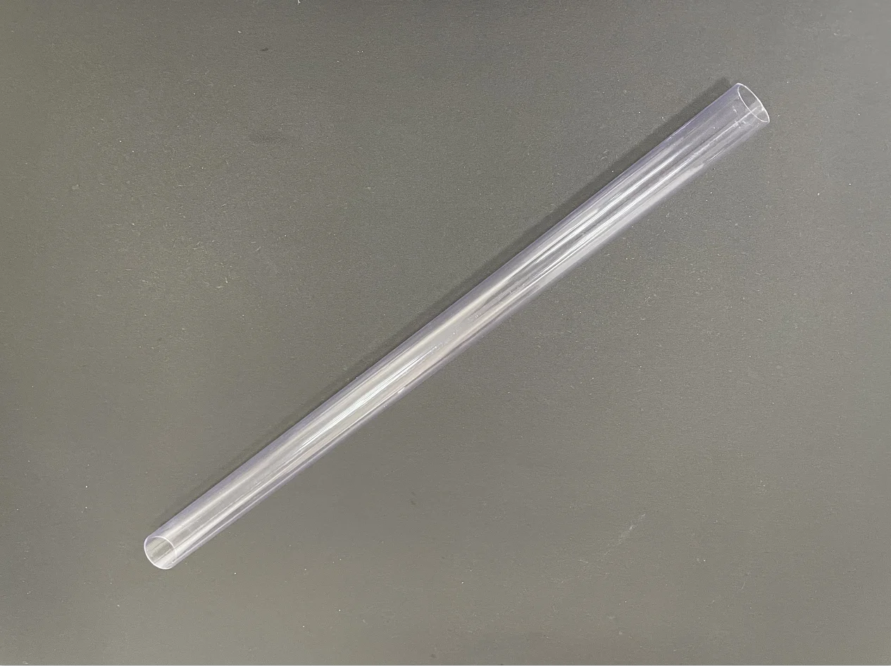 Transparent hard plastic PVC tube for decoration