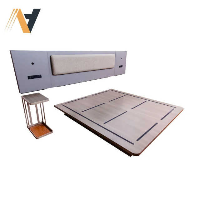 Vietnam Wooden Factory - Wholesale Factory Prices for Latest Double Bed Designs: Single Size Oak Hardwood, Soft Wall Style
