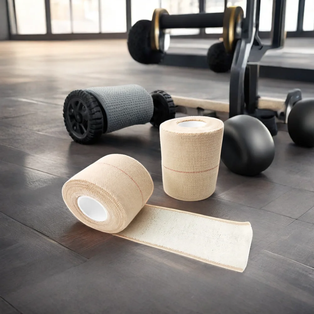 Cotton Elastoplast Compression Bandage Fabric Breathable Elastic EAB Tape for Sports Wrist Ankle Knee Injury Support Wraps