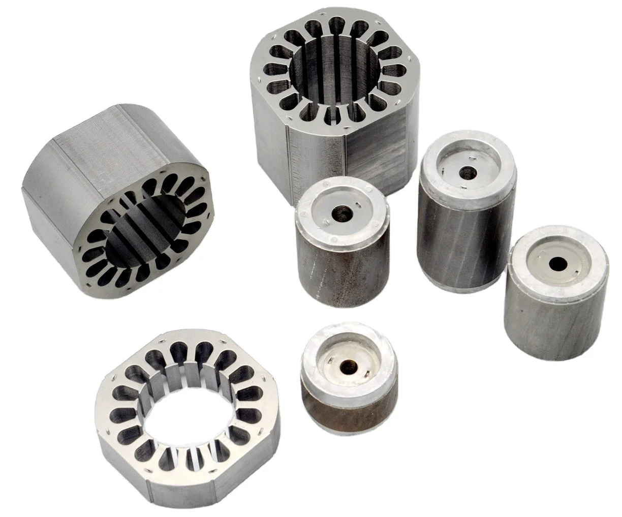 High quality 82mmx75mm custom brushless DC motor winding made in China 16 slot air conditioner motor stator and rotor