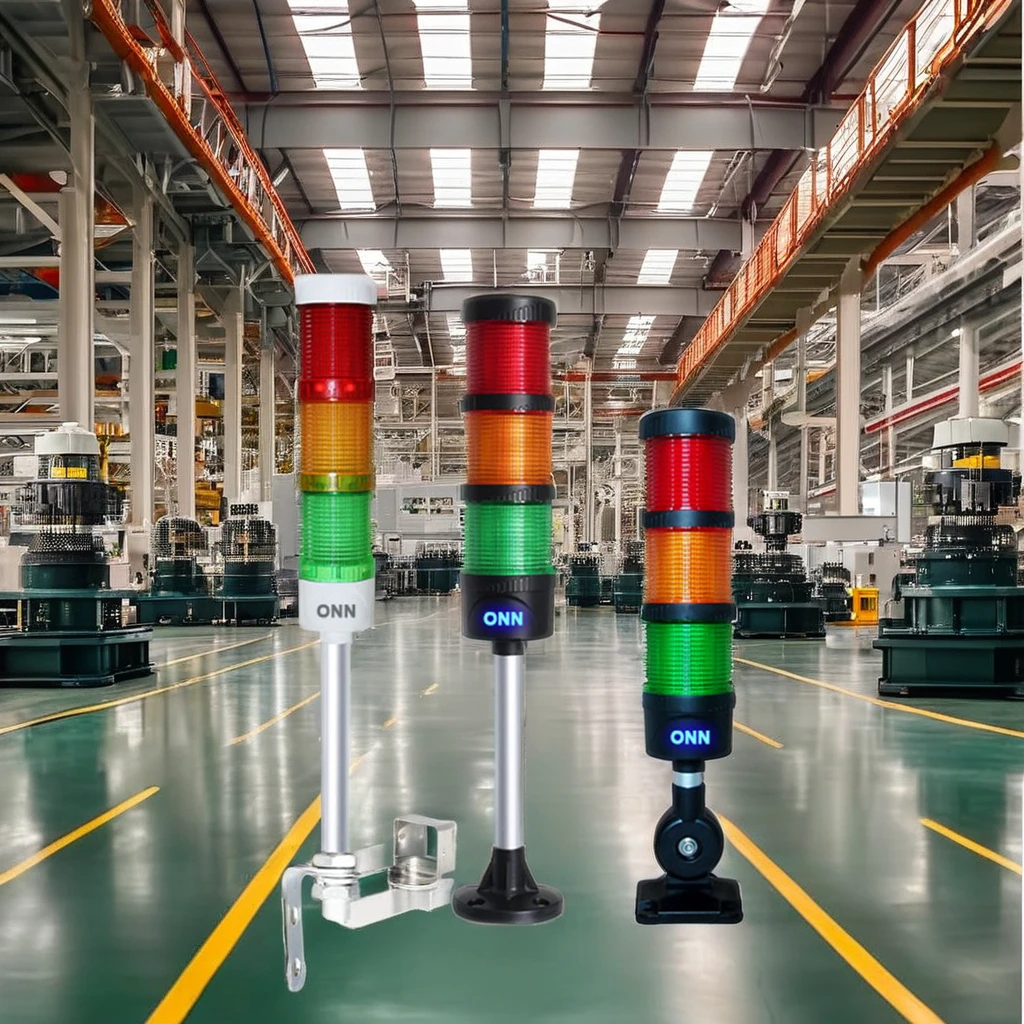 The ONN-M4F 12V LED Signal Tower is a modular the  features a modular design and  customize logo and operates on DC12V