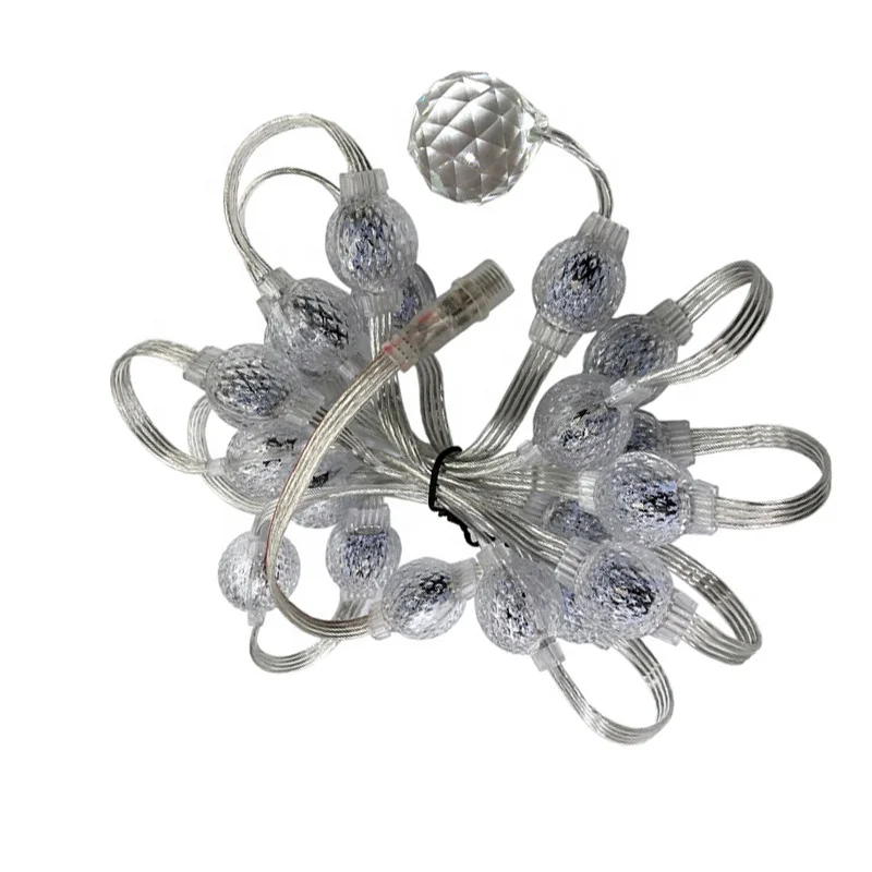 led advertising Round Ucs1903 Ws2811 Led String Light 12mm silicon glue filled 5v led string lights