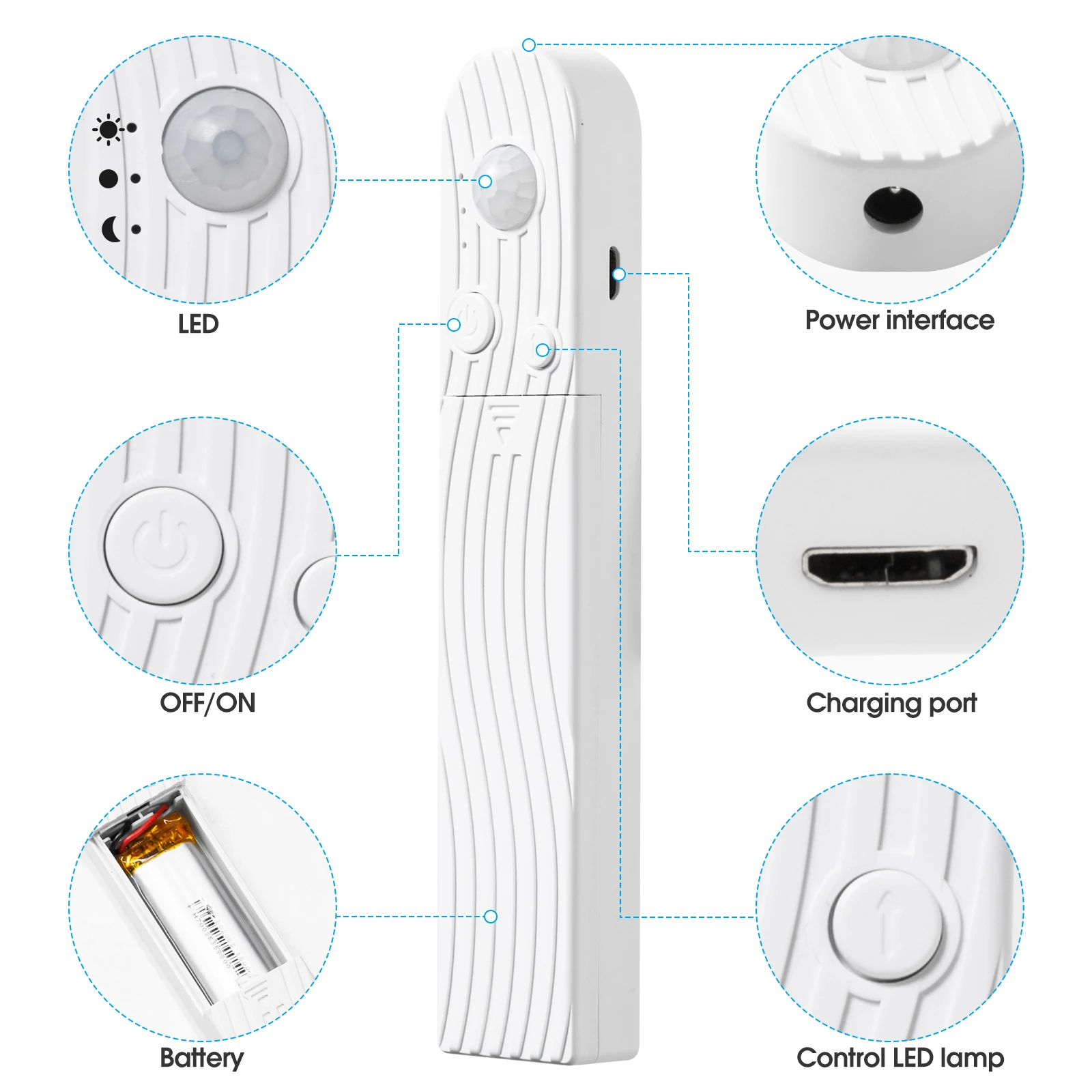OEM 2021 Home Lighting Fixture Linkable Led Under Cabinet Light Kitchen 1m 2m 3m Clear Motion Sensor Strip