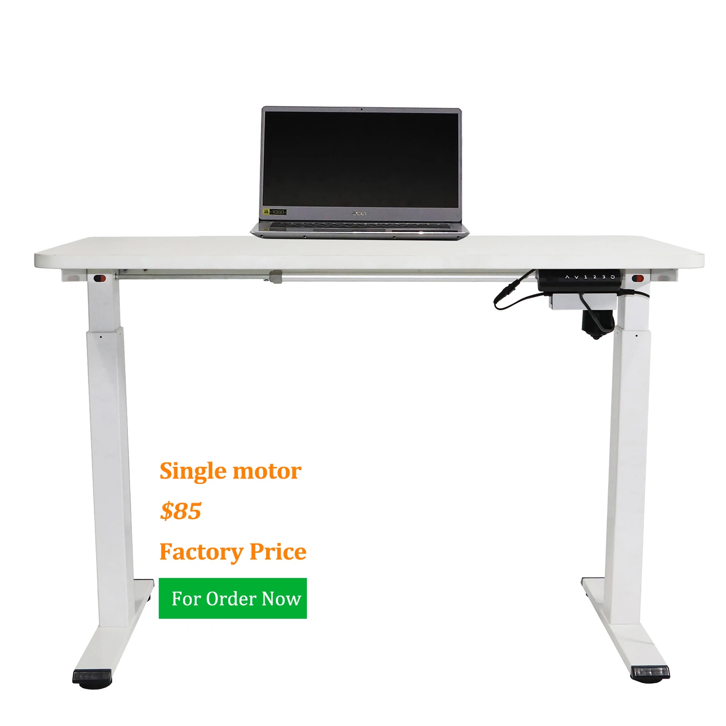 Factory Direct Sell Home Office Electric Controller Good Quality Sit to Stand Height Adjustable Laptop Desk
