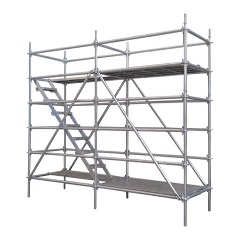 EASY Layher Type Hot Dip Galvanized Ringlock Scaffold high rise scaffolding for usa standard