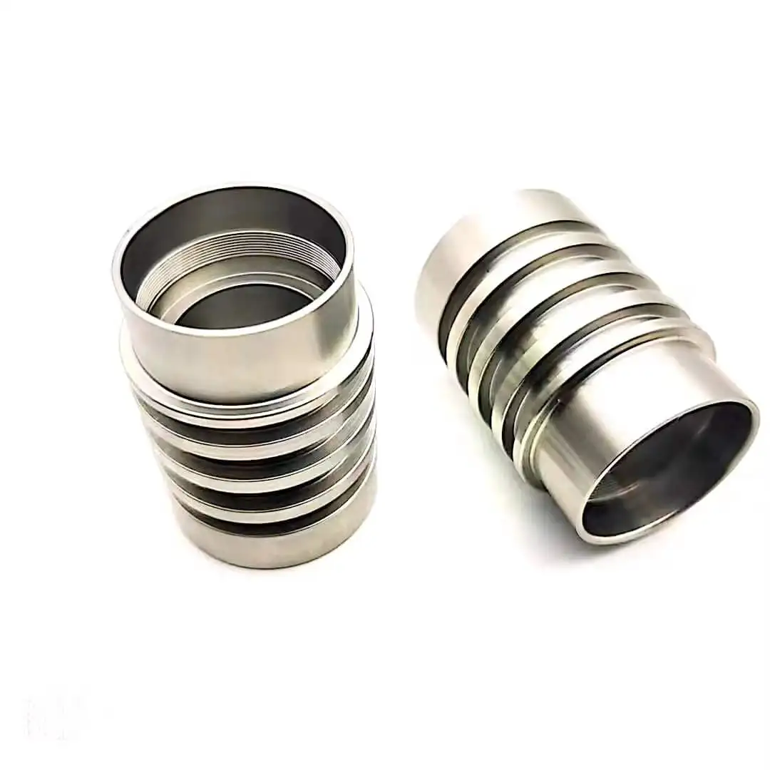 Bushing Customized Sleeve Cnc Turning Machining Threaded Metal 0.01-0.05mm Machining Drawing Oem machinery parts