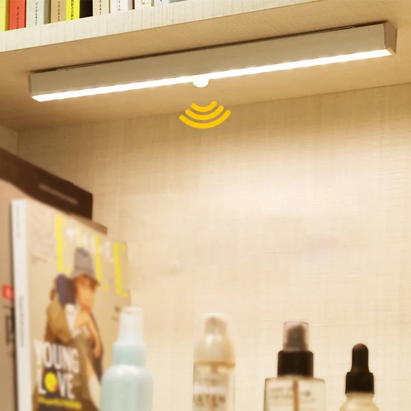 odm portable Motion Sensor Wireless LED Night Lights Bedroom automatic Decor Light Detector Wall Decorative Lamp Staircase