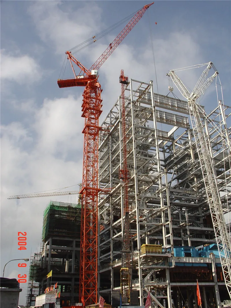 china tower crane 25 ton tower crane D500 hammerhead popular  electric  hotsale  tower crane