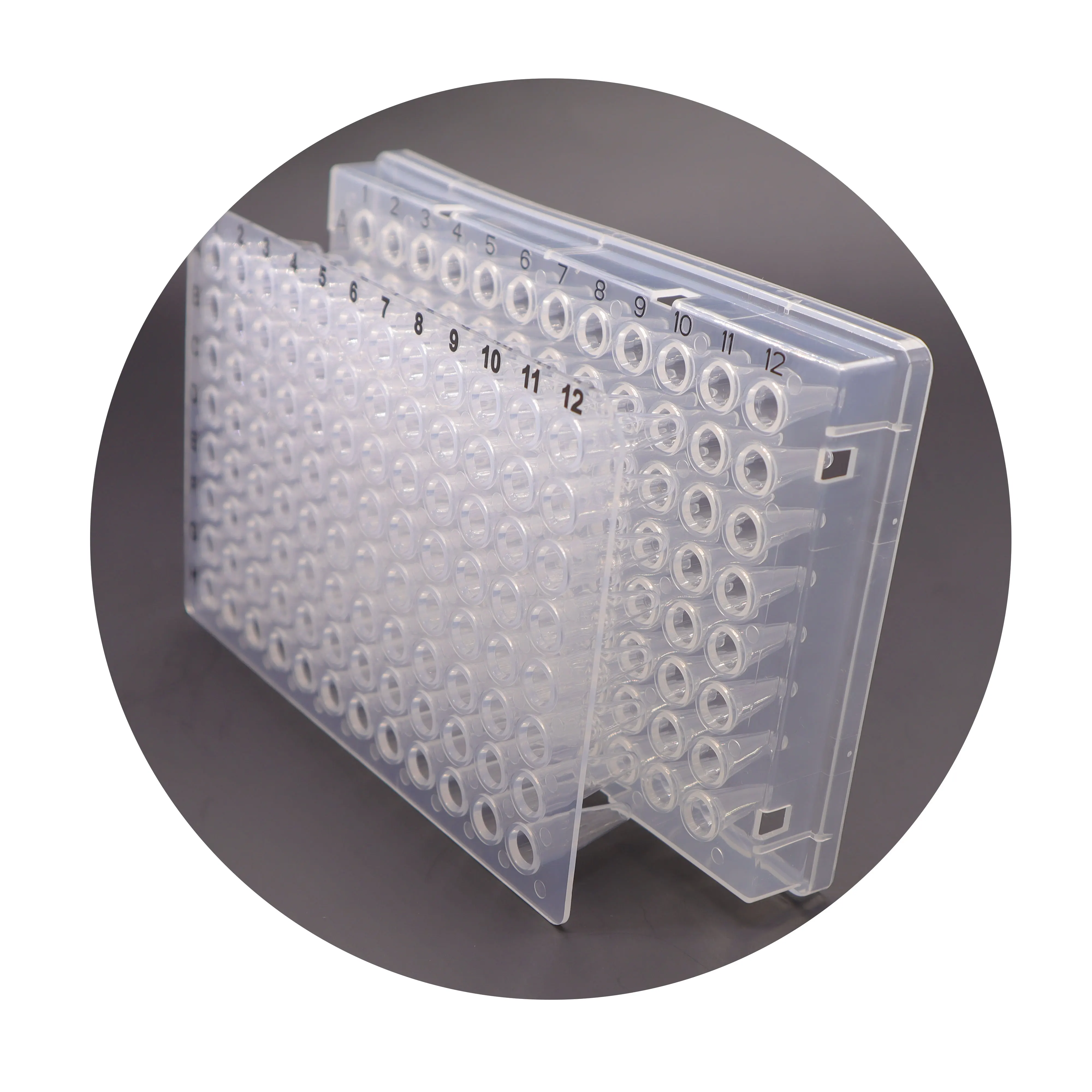 Good Quality Clear Polypropylene Precision Disposable Plastic 96 Well Pcr Plates For Laboratory