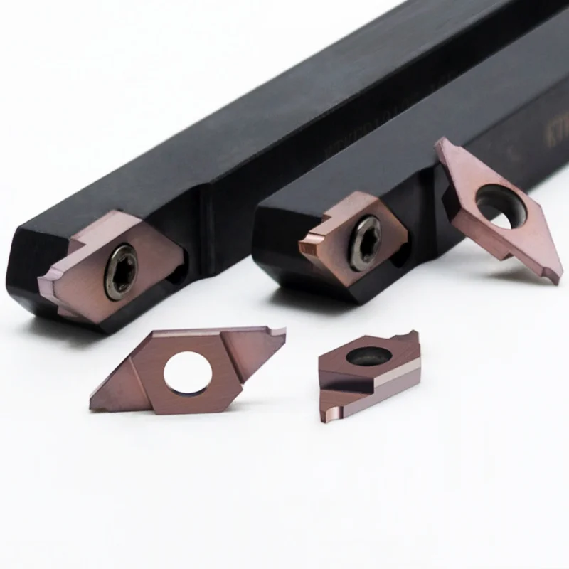 CNC Core Machine with PVD Coated Carbide Blade External Grooving Oblique Cutting Alloy Stainless Steel Machining CTP/CTPA15FR