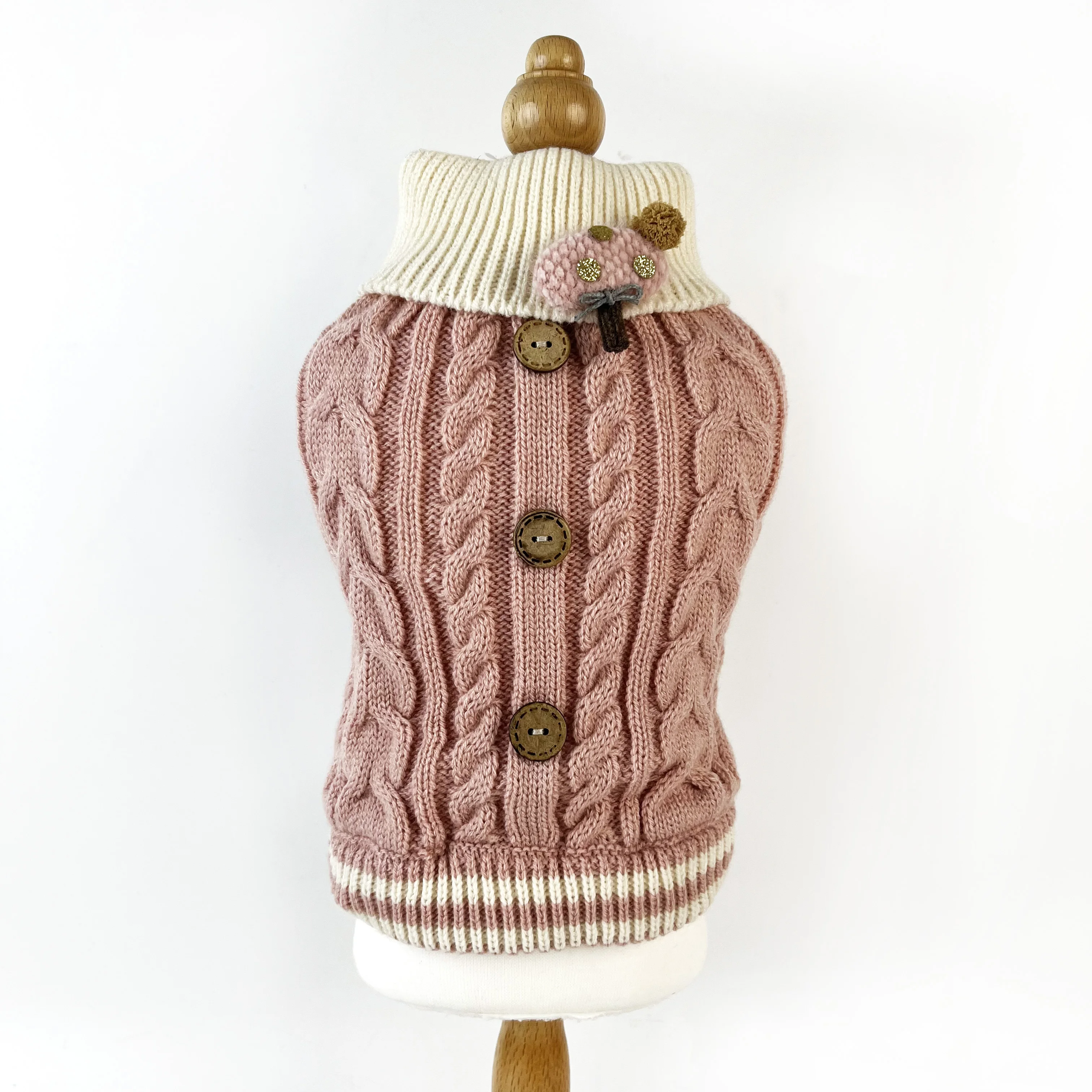 High Quality Autumn Winter  Pet Jumper Puppy Pet Clothing Dog Winter Dresses Warm Pullover Jumper Dogs Sweater Dog Clothes