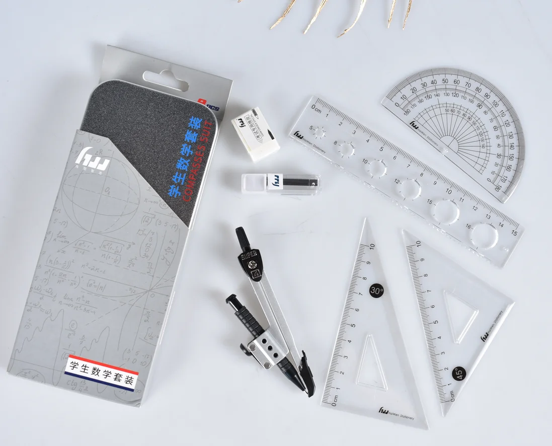 Made in China geometry boxcompasschool geometric setmathematical setmathematics kitmath setsmathematics instrument boxgeometry